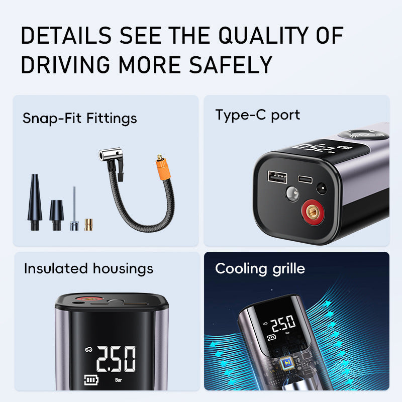 Car Portable Wireless Tire Inflator
